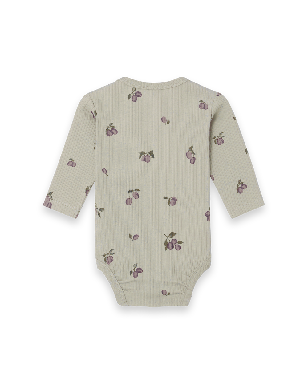 Garbo&Friends Rib Jersey LS Body - Prune Green image 2