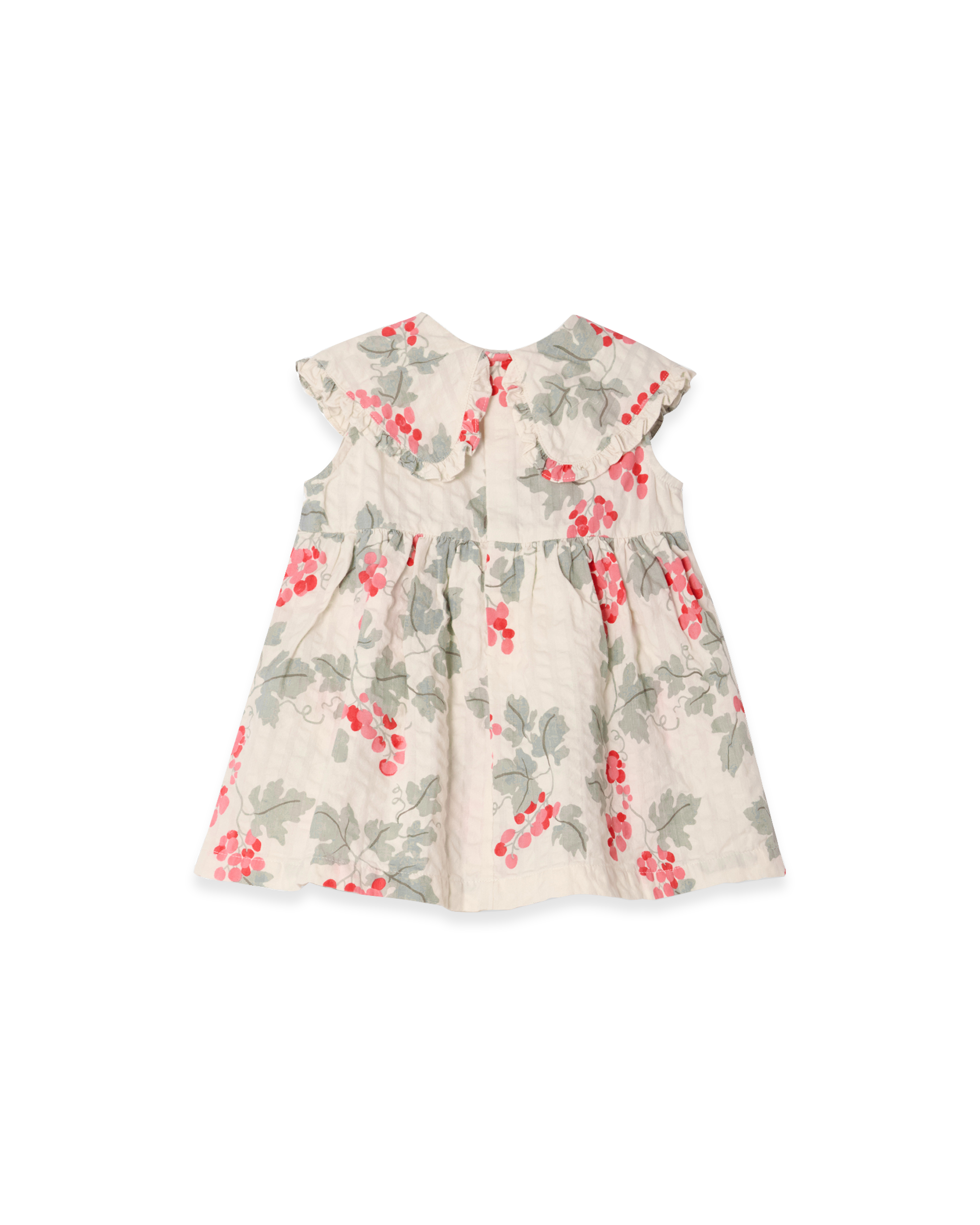 Garbo&Friends Seersucker Collar Romper Dress | Grapes Pink image 2