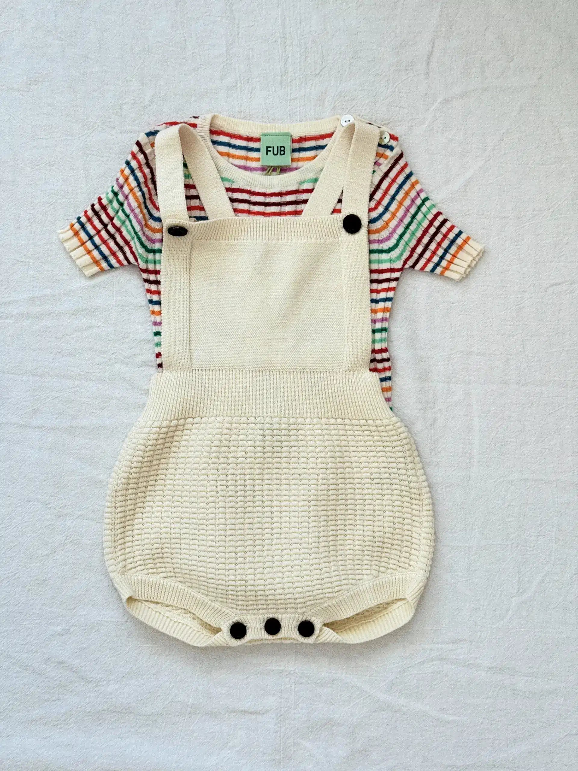 FUB Baby Rib Body - multi stripe image 4