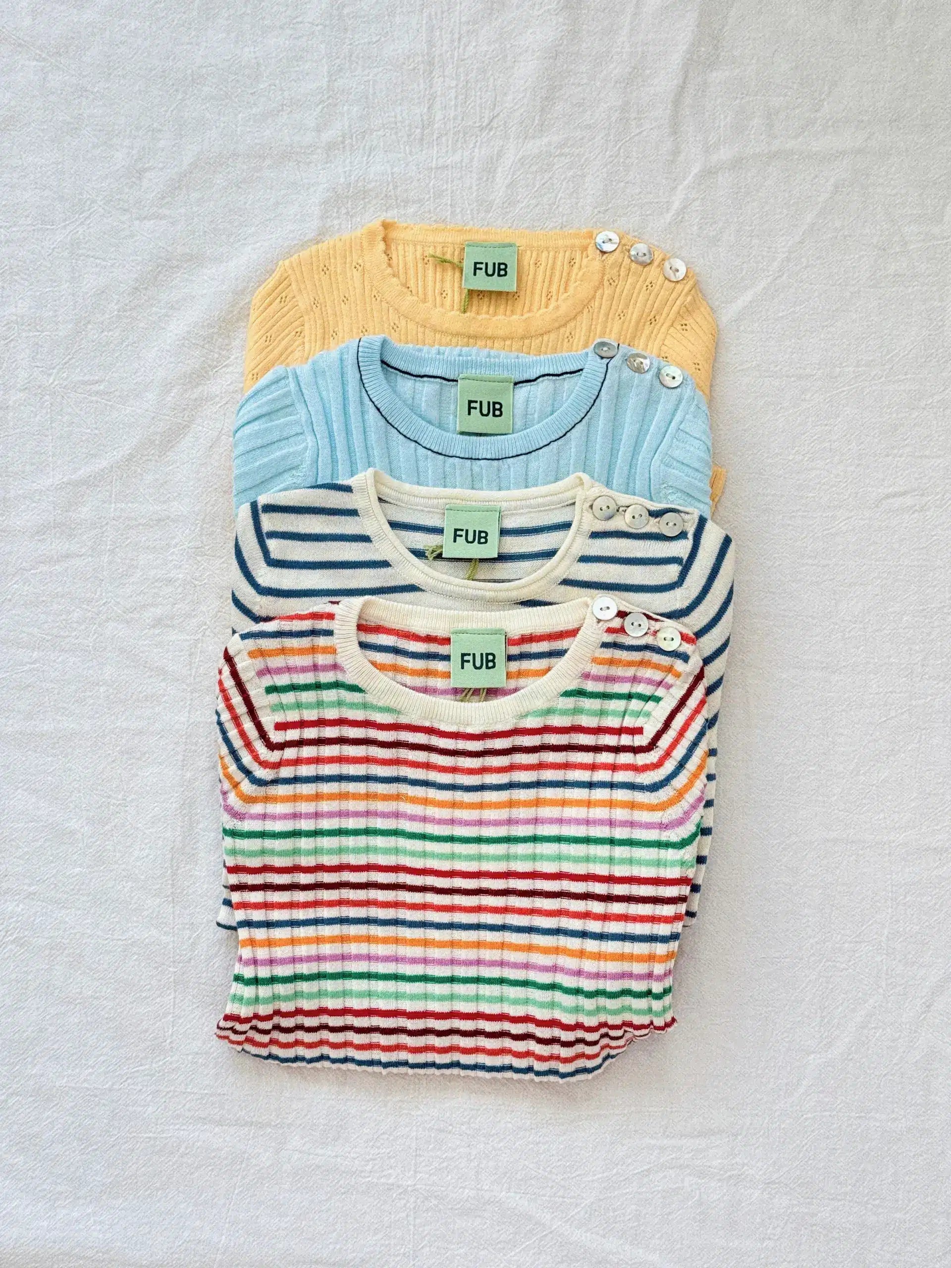 FUB Baby Rib Body - multi stripe image 2