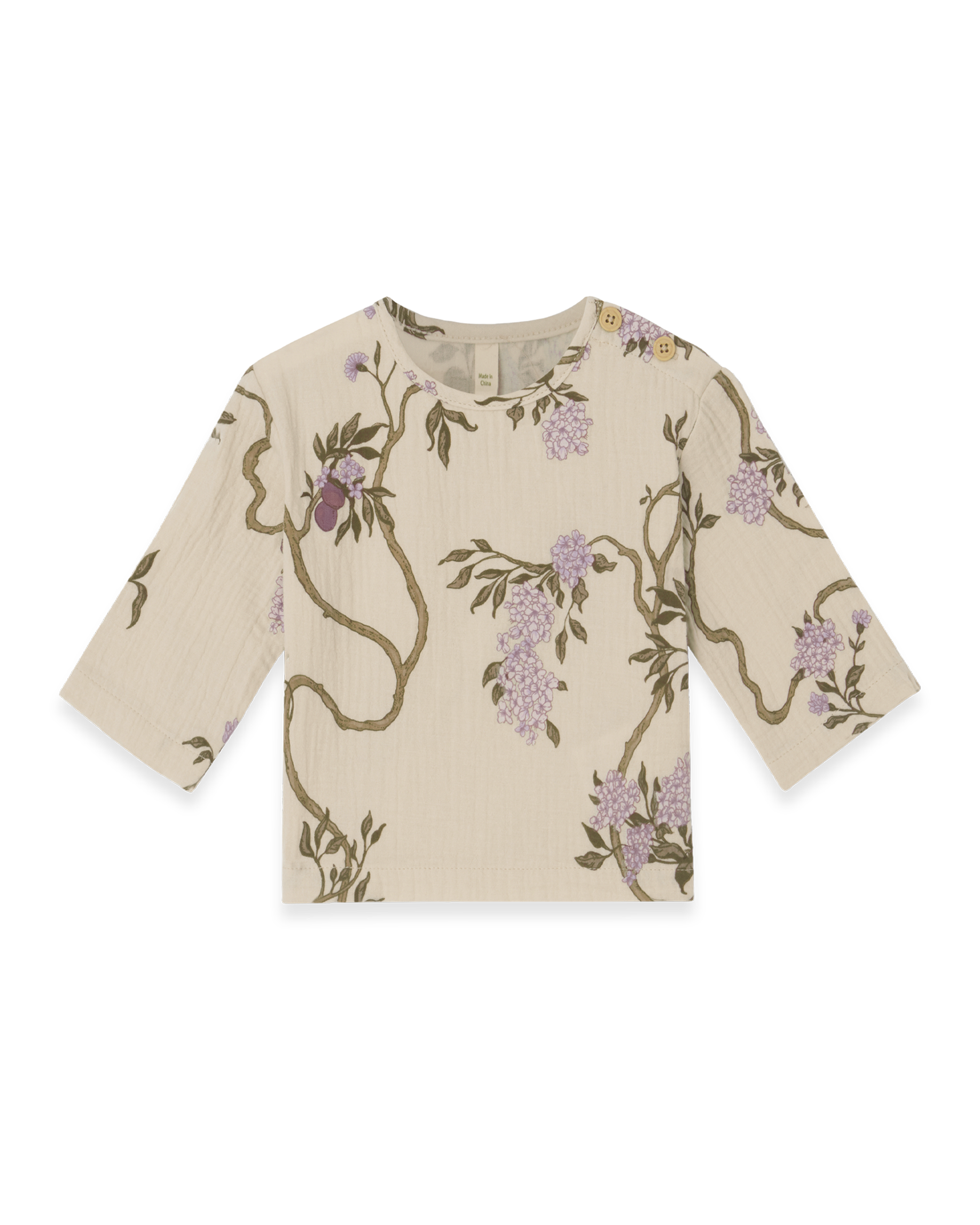 Garbo&Friends Muslin LS Top Baby - Tree of Life image 0