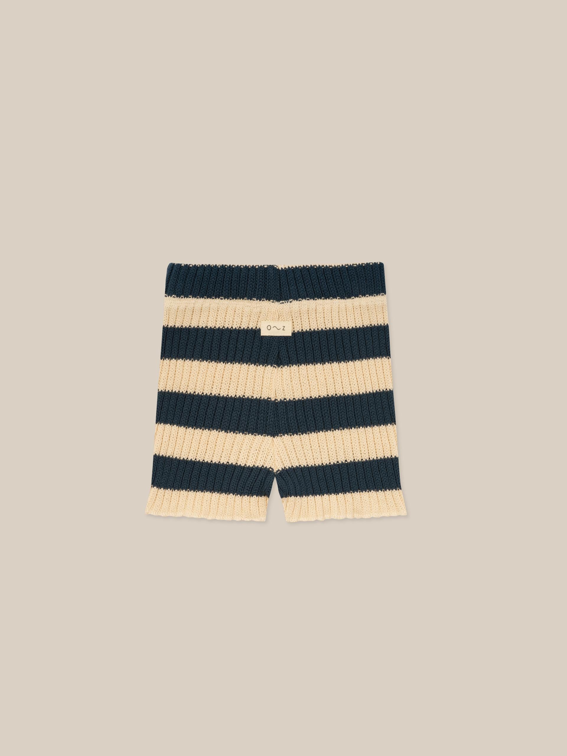 Organic Zoo Sailor Stripes Knitted Shorts image 2