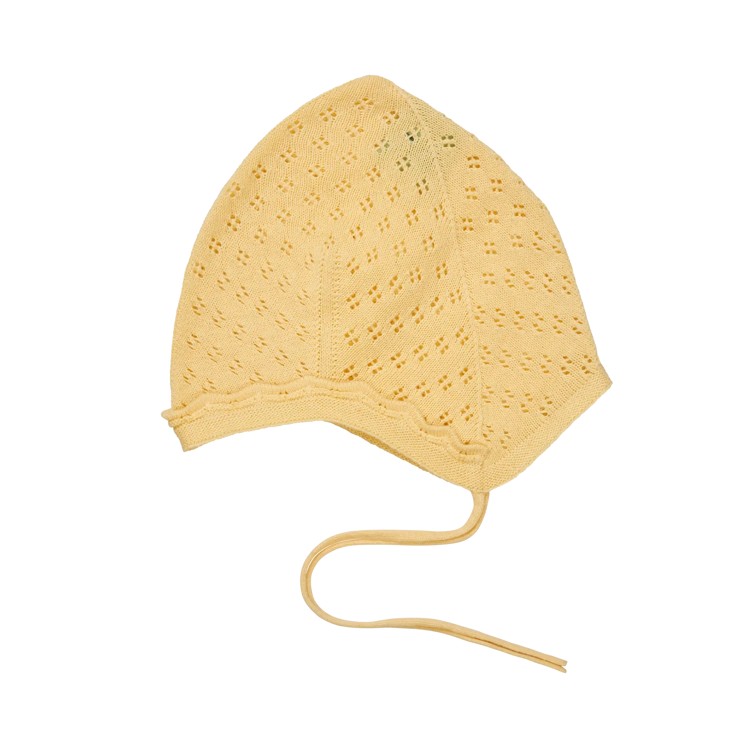 FUB Baby Pointelle Hat - vanilla image 0