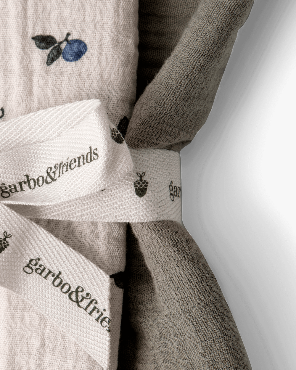 Garbo&Friends Muslin Blanket 2 pcs - Blueberry image 2