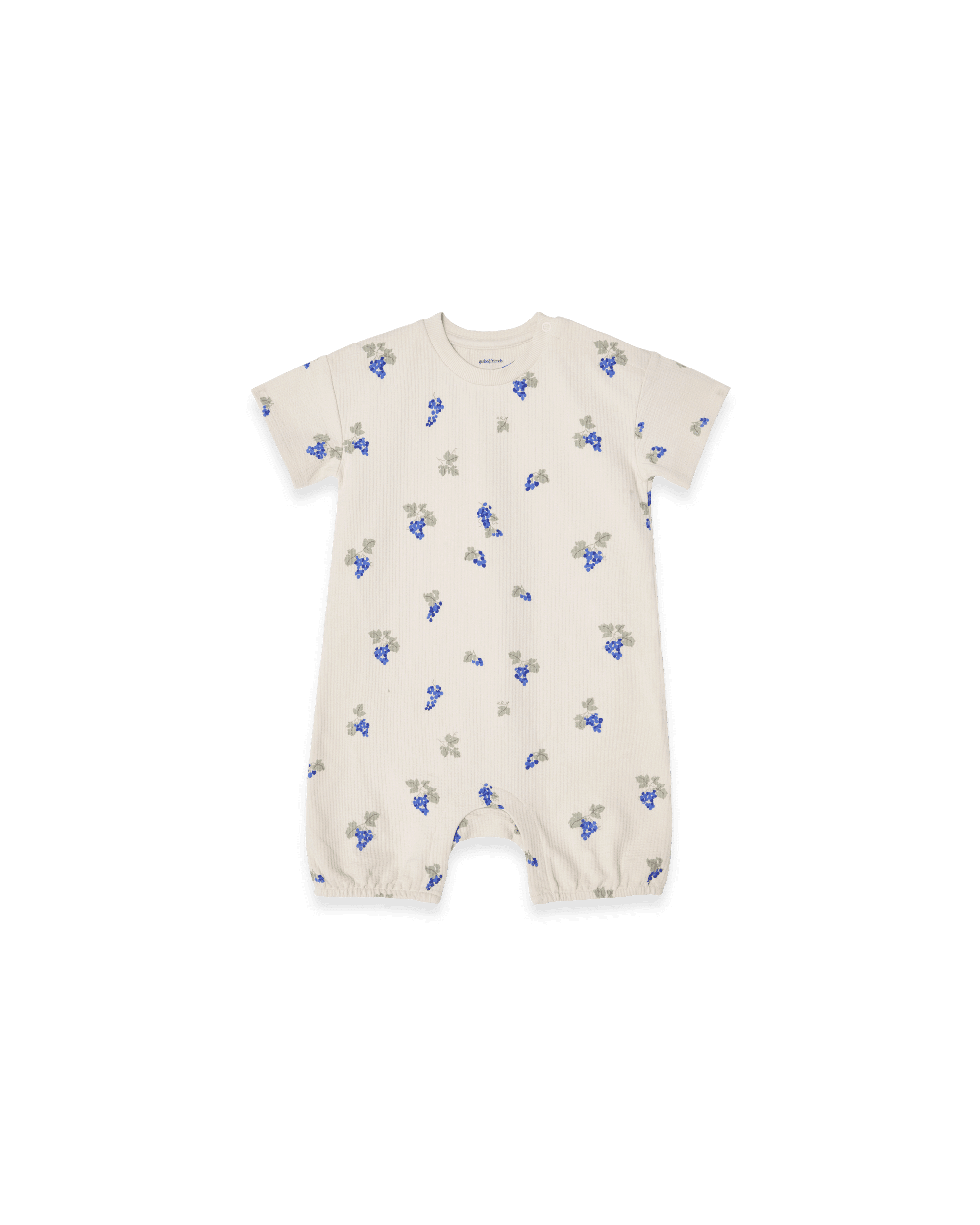 Garbo&Friends Structured Jersey Onesie | Grapes Ecru image 0