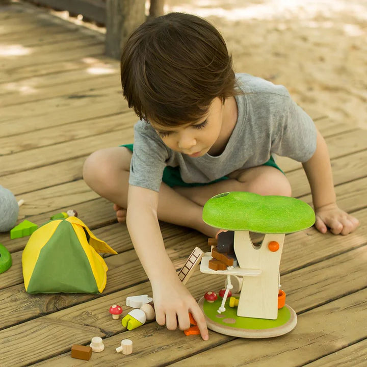 PlanToys Nature Adventure Tree House Toy Set image 4