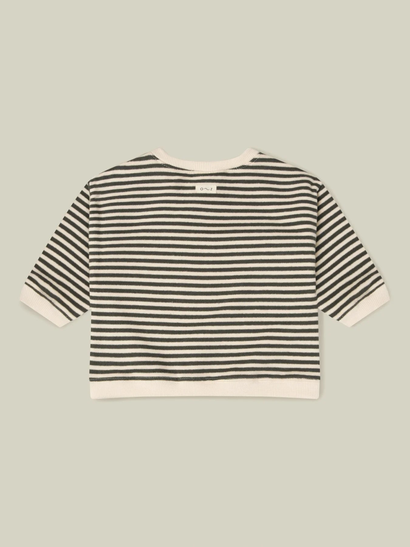 Organic Zoo Navy Stripes Sweatshirt image 2