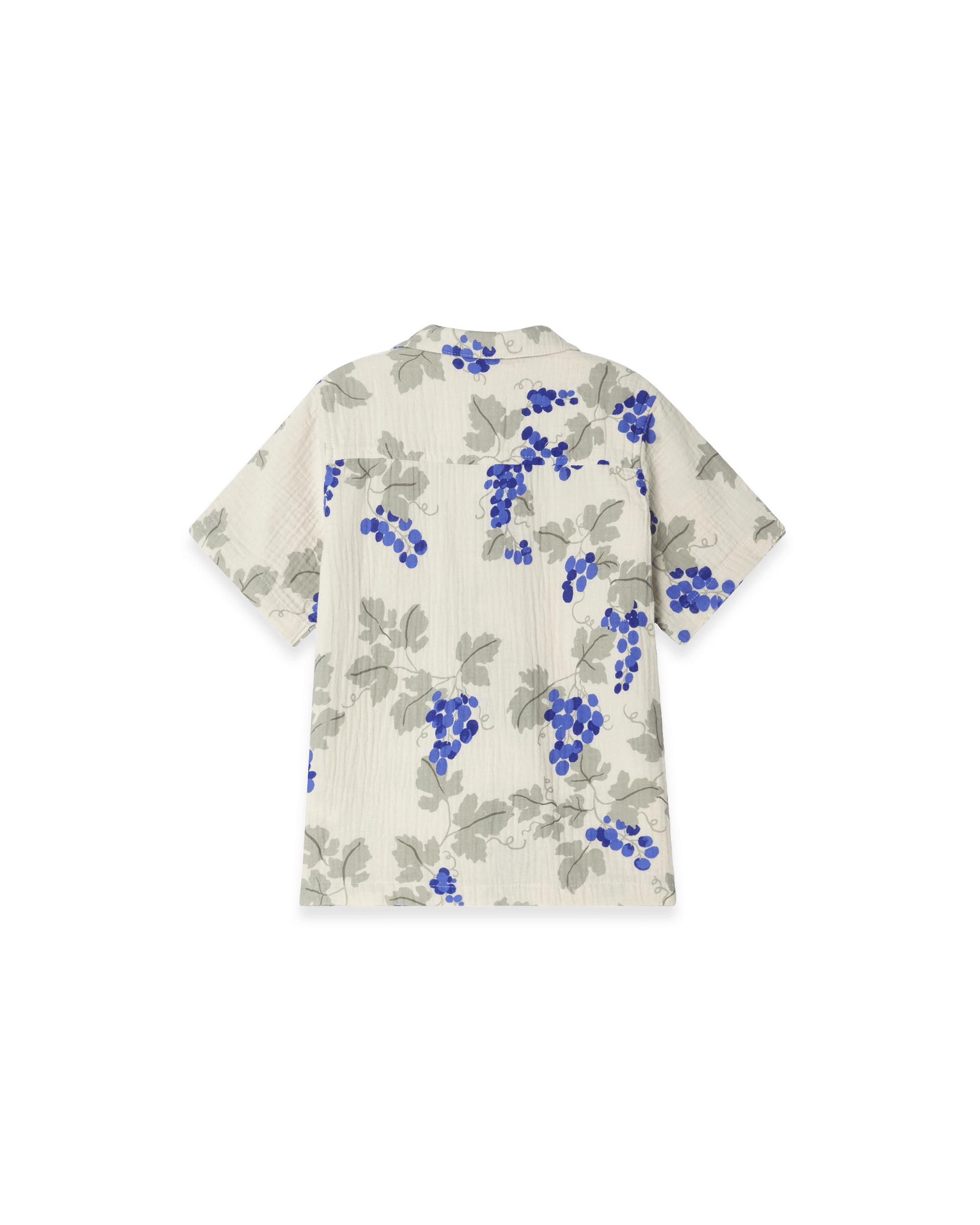 Garbo&Friends Muslin SS Shirt Baby | Grapes Blue image 1