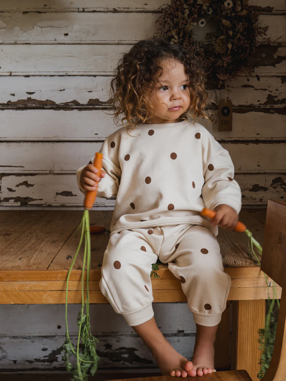 Organic Zoo Undyed Cotton Dots Sweatshirt image 2