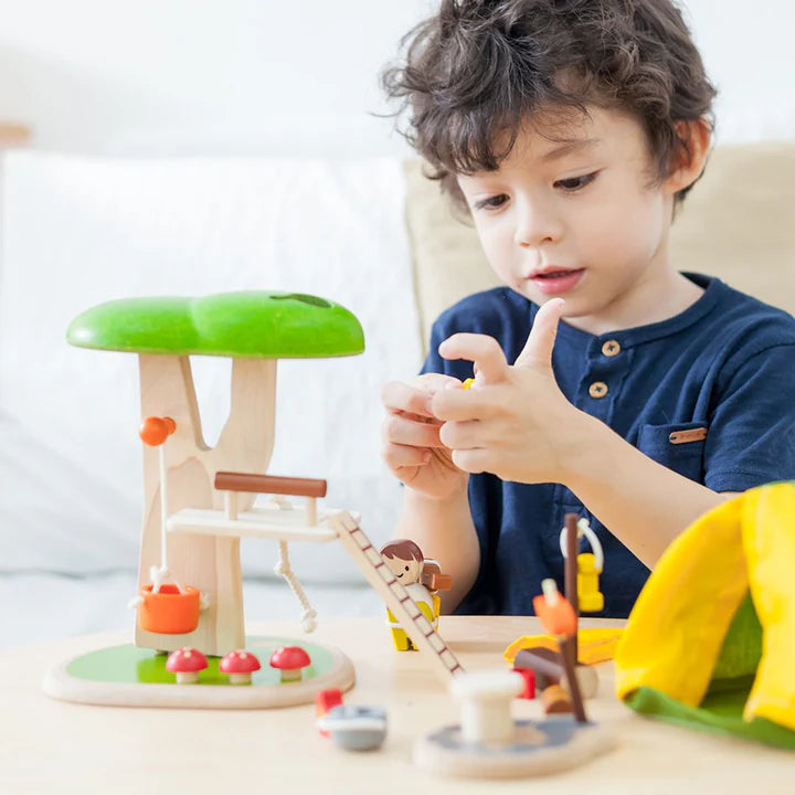 PlanToys Nature Adventure Tree House Toy Set image 6