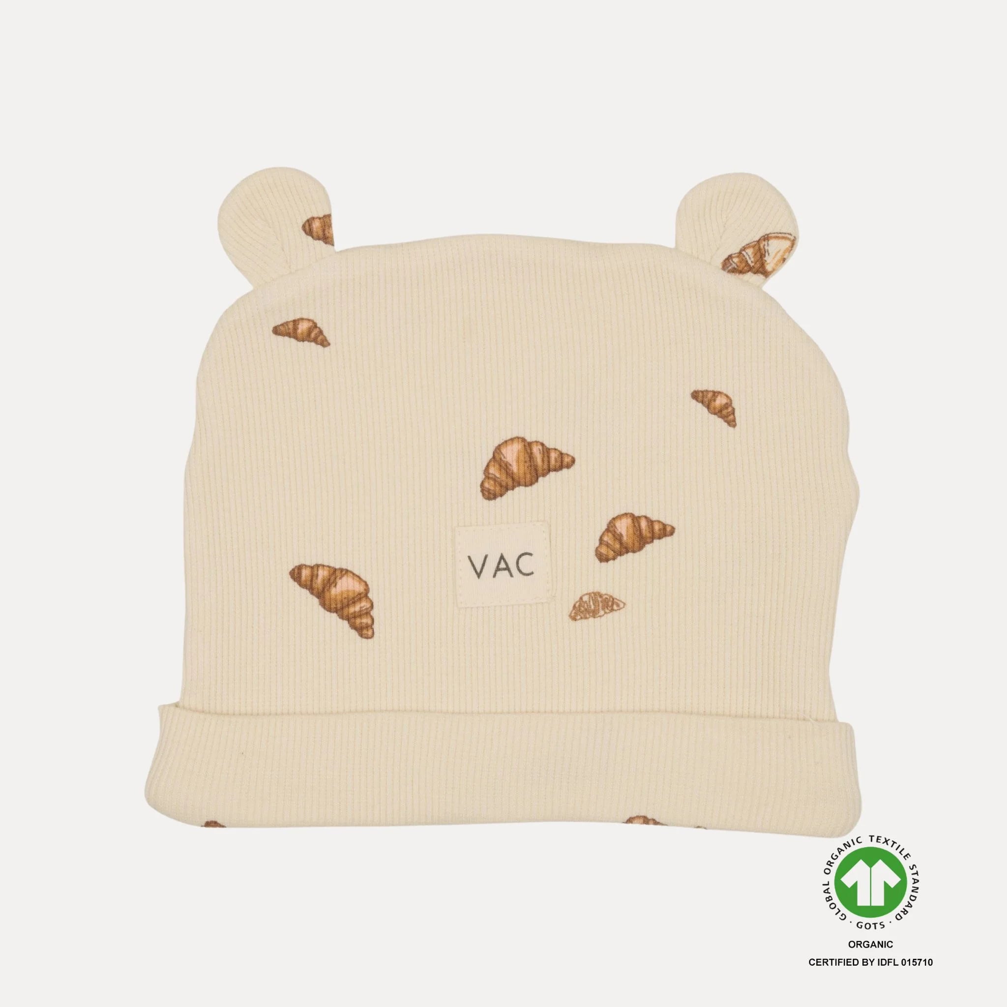 VACVAC Mini Croissants Beanie with Ears image 0