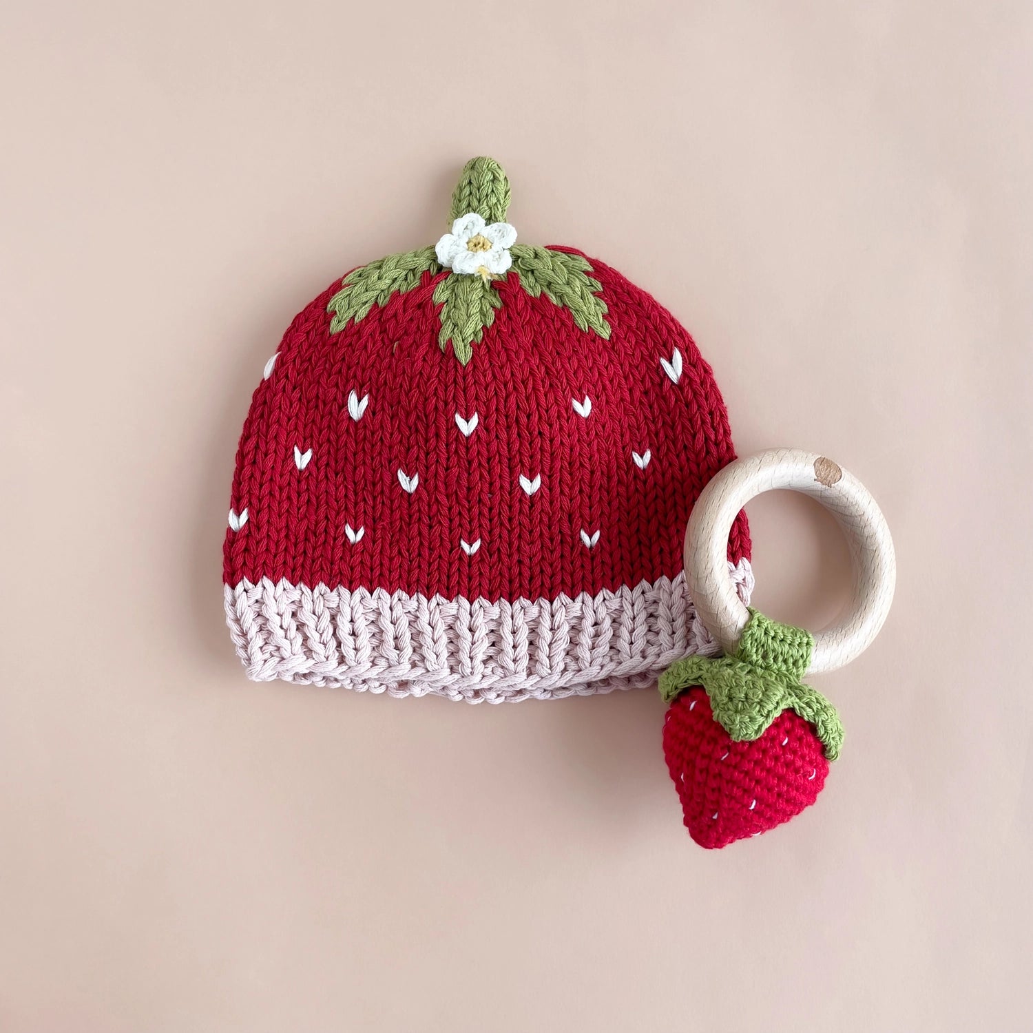 The Blueberry Hill Cotton Strawberry Hat image 2