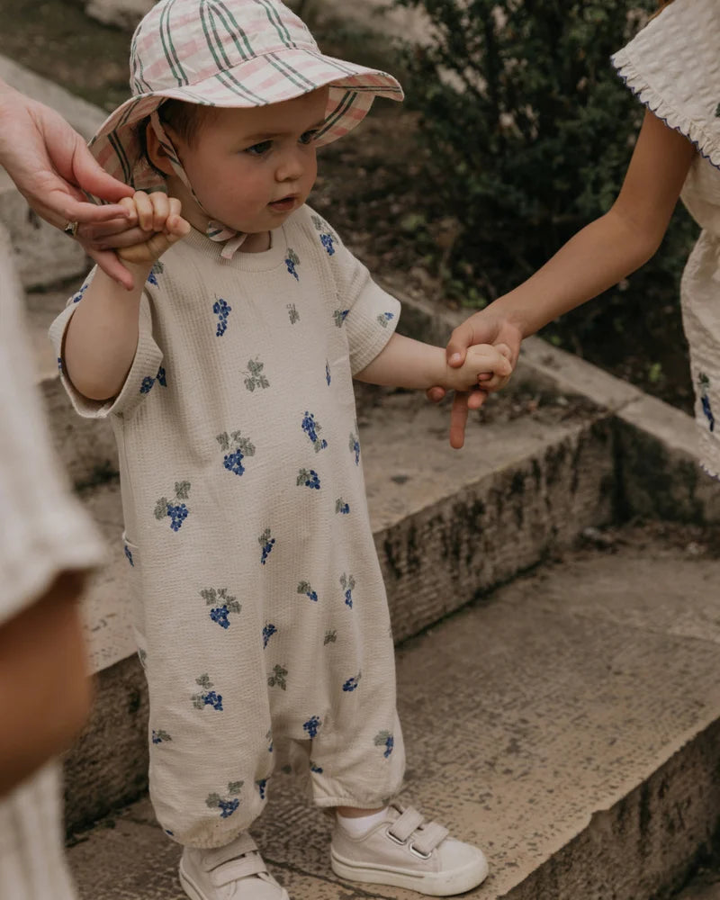 Garbo&Friends Structured Jersey Onesie | Grapes Ecru image 3