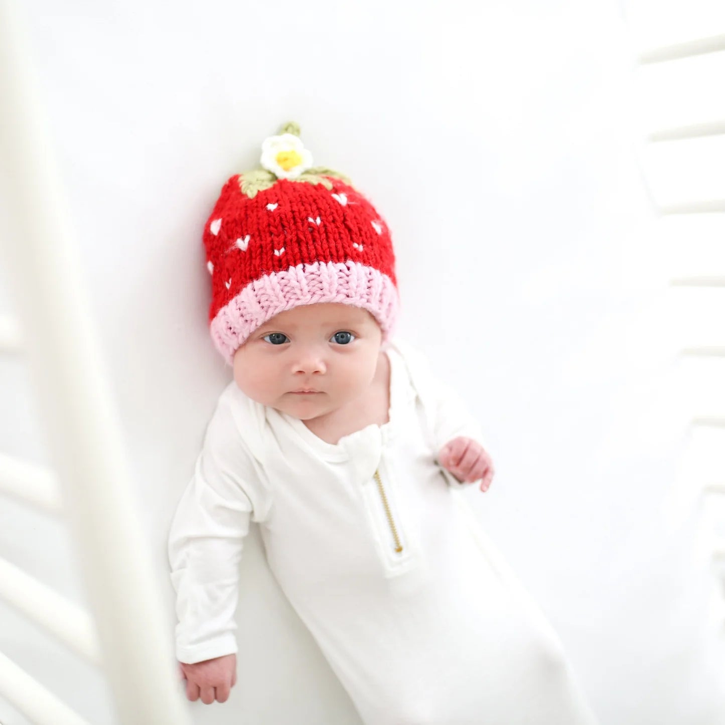 The Blueberry Hill Cotton Strawberry Hat image 3