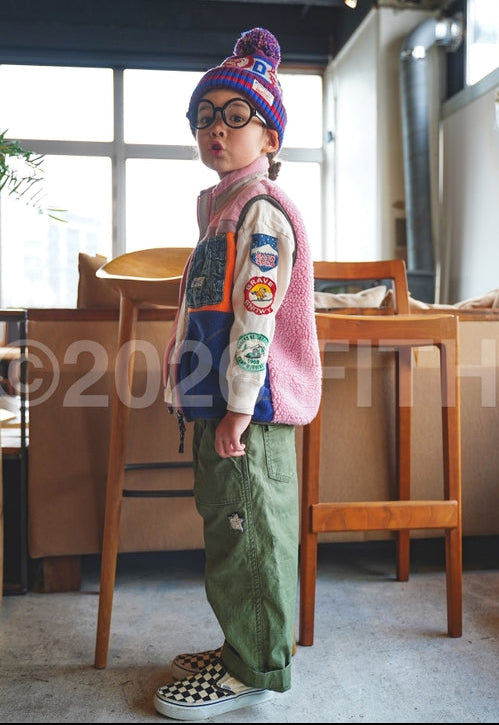 Vintage Cotton Jersey Patch L/S Tee White