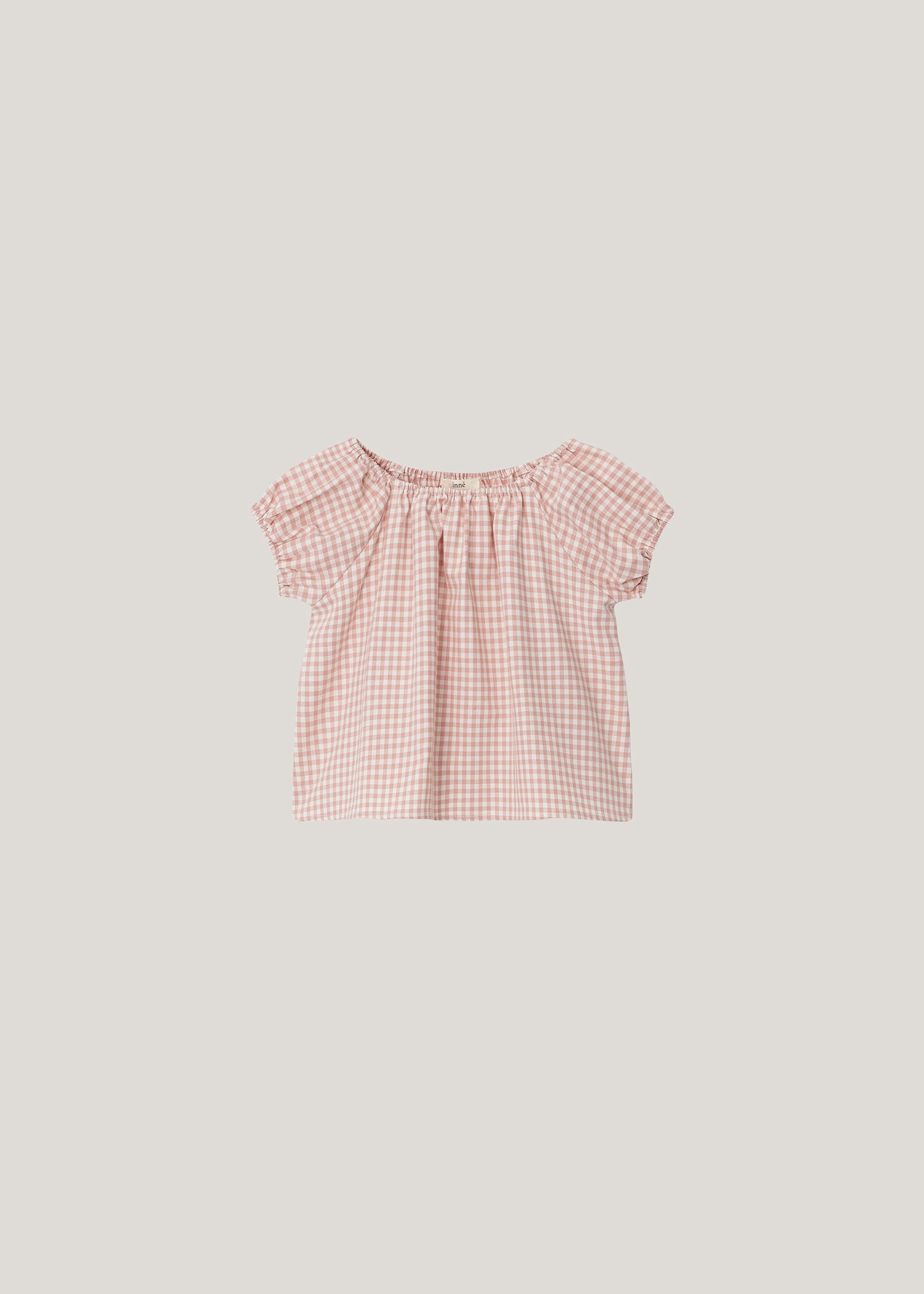 miel blouse pink gingham