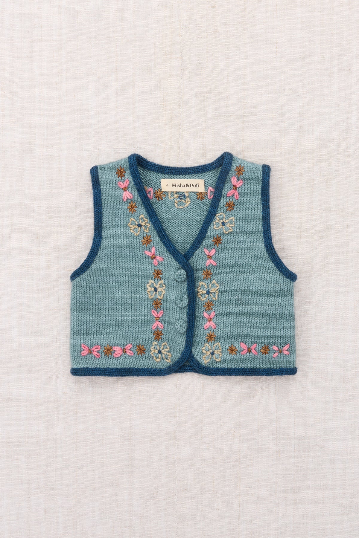 Floret fernando vest Slate