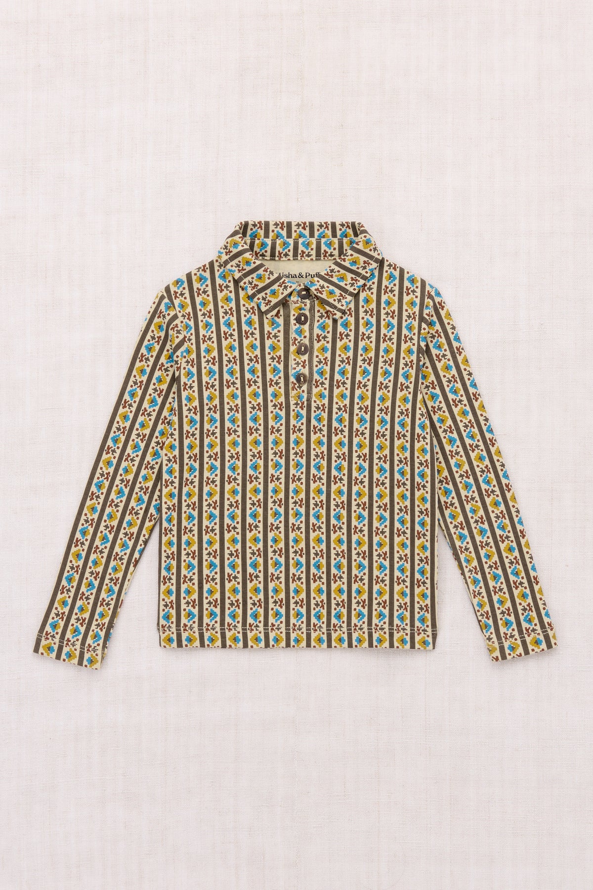 Long sleeve polo Alabaster gallup