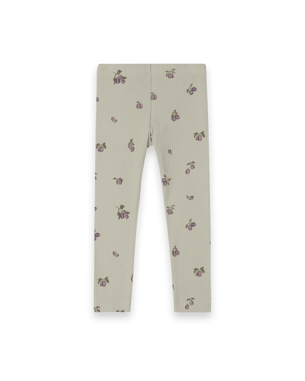 Garbo&Friends Rib Jersey Leggings Baby - Prune Green image 1