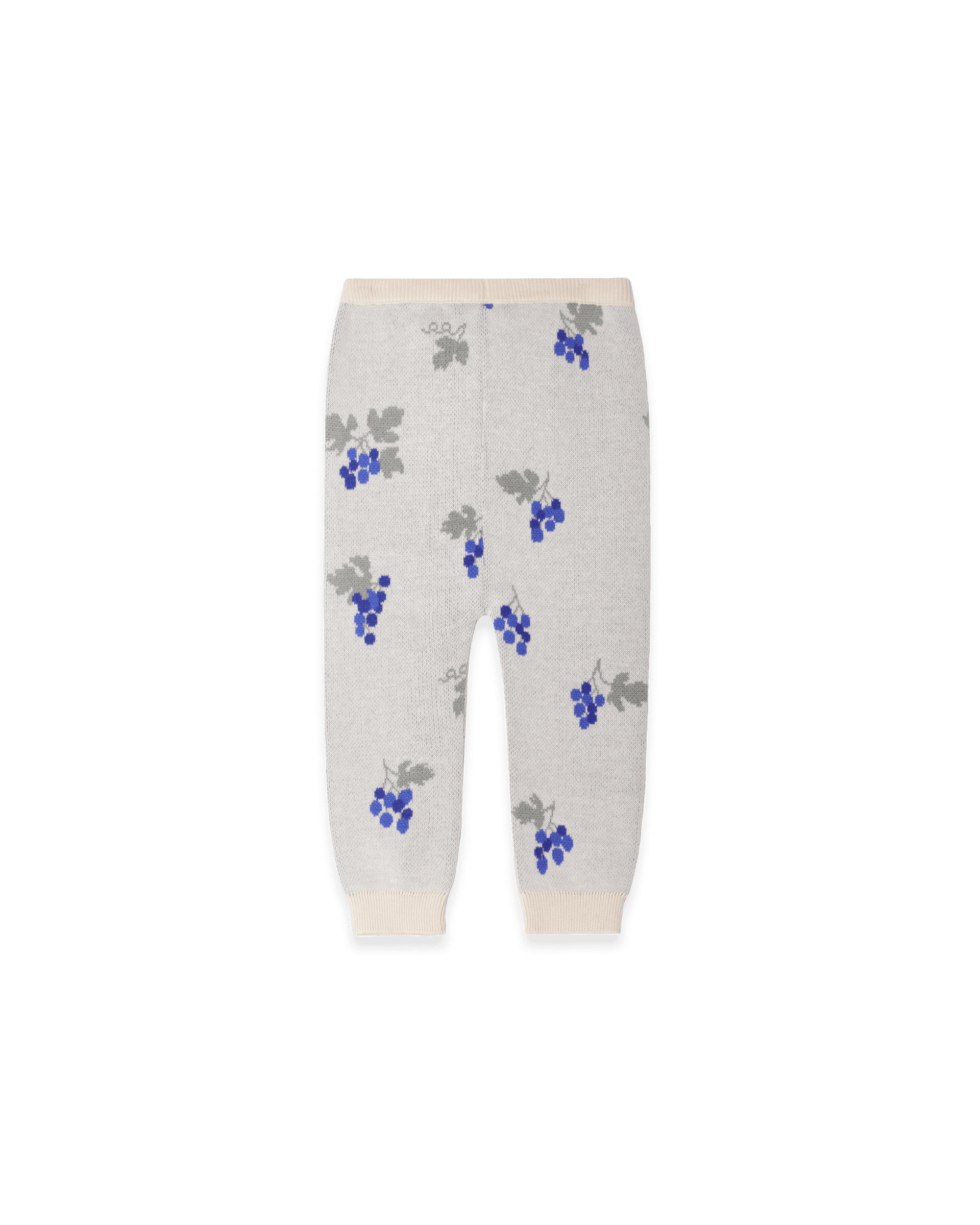Garbo&Friends Knitted Trousers Baby | Grapes Ecru image 1