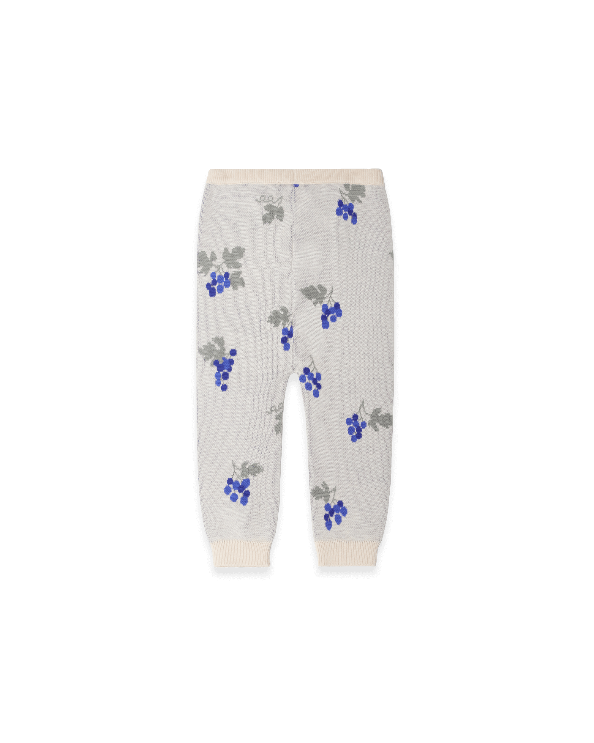 Garbo&Friends Knitted Trousers Baby | Grapes Ecru image 1