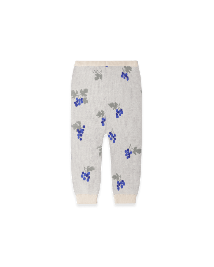 Garbo&Friends Knitted Trousers Baby | Grapes Ecru image 1