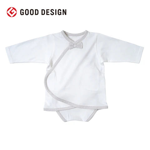PATTO SATTO OMEKASHI Long-Sleeve Baby Underwear - Grey