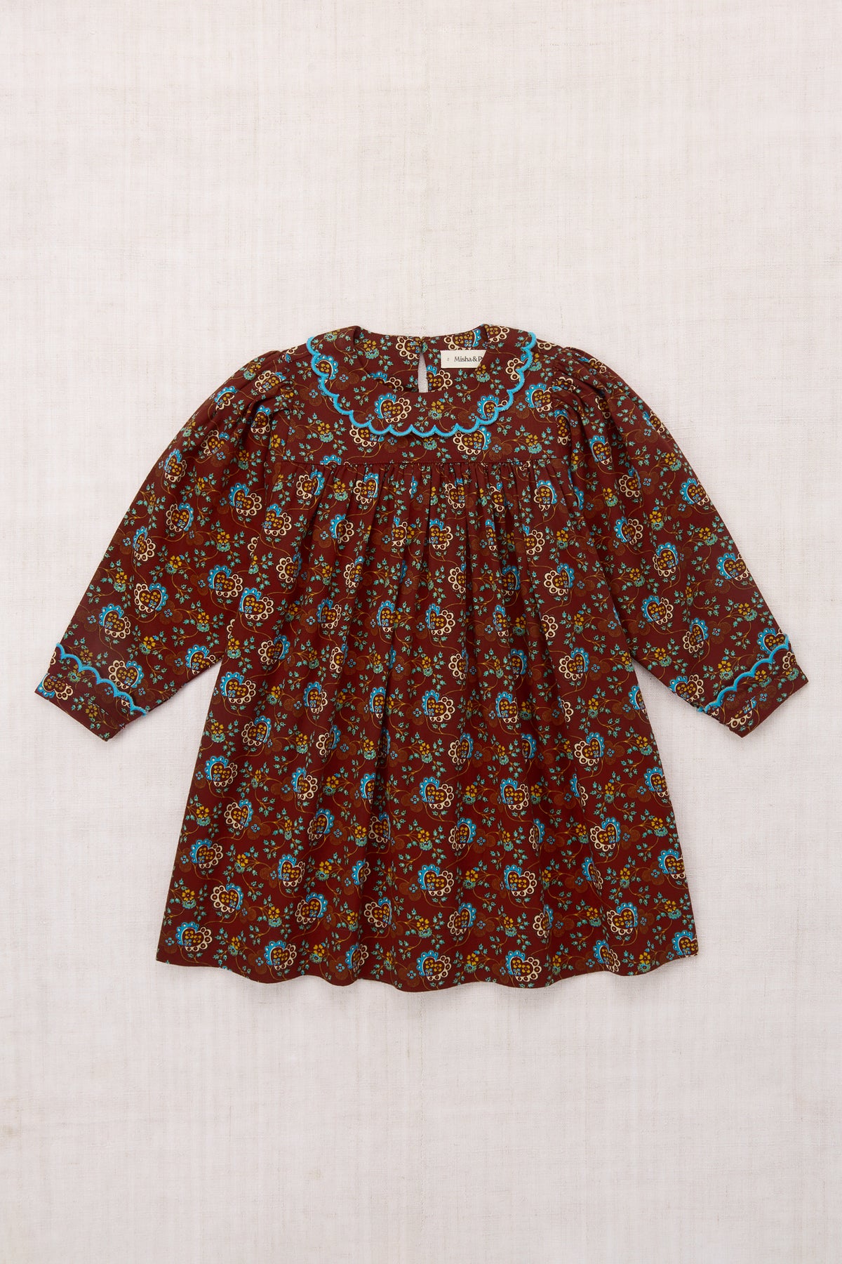 Thora dress Cedar calico hearts
