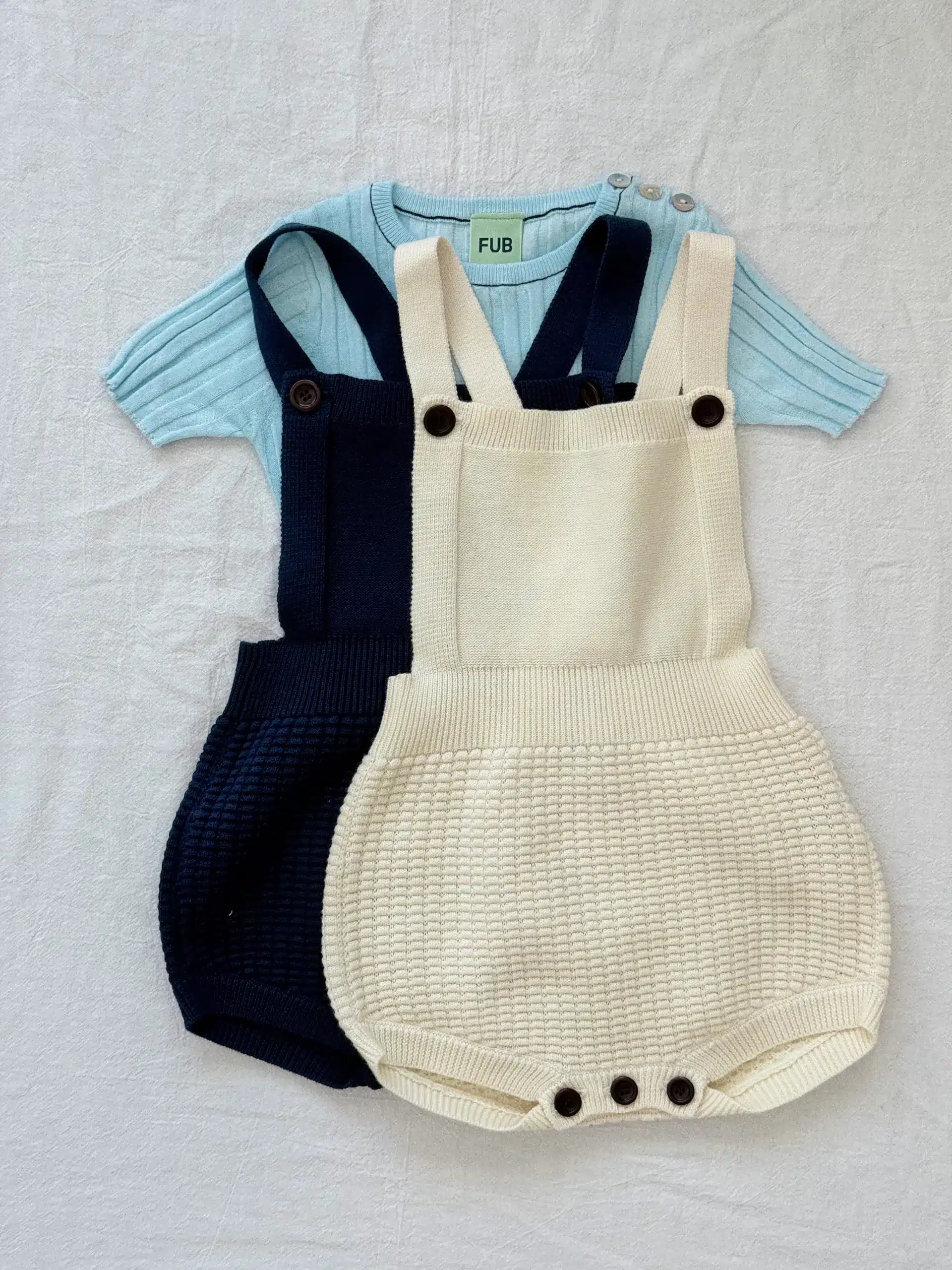 FUB Baby Structure Overalls - ecru image 2
