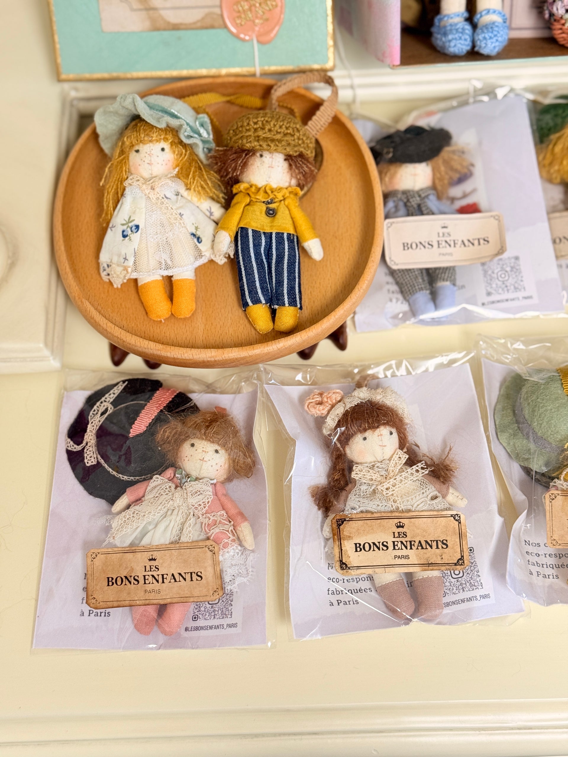 One-of-a-Kind 9cm doll key charm
