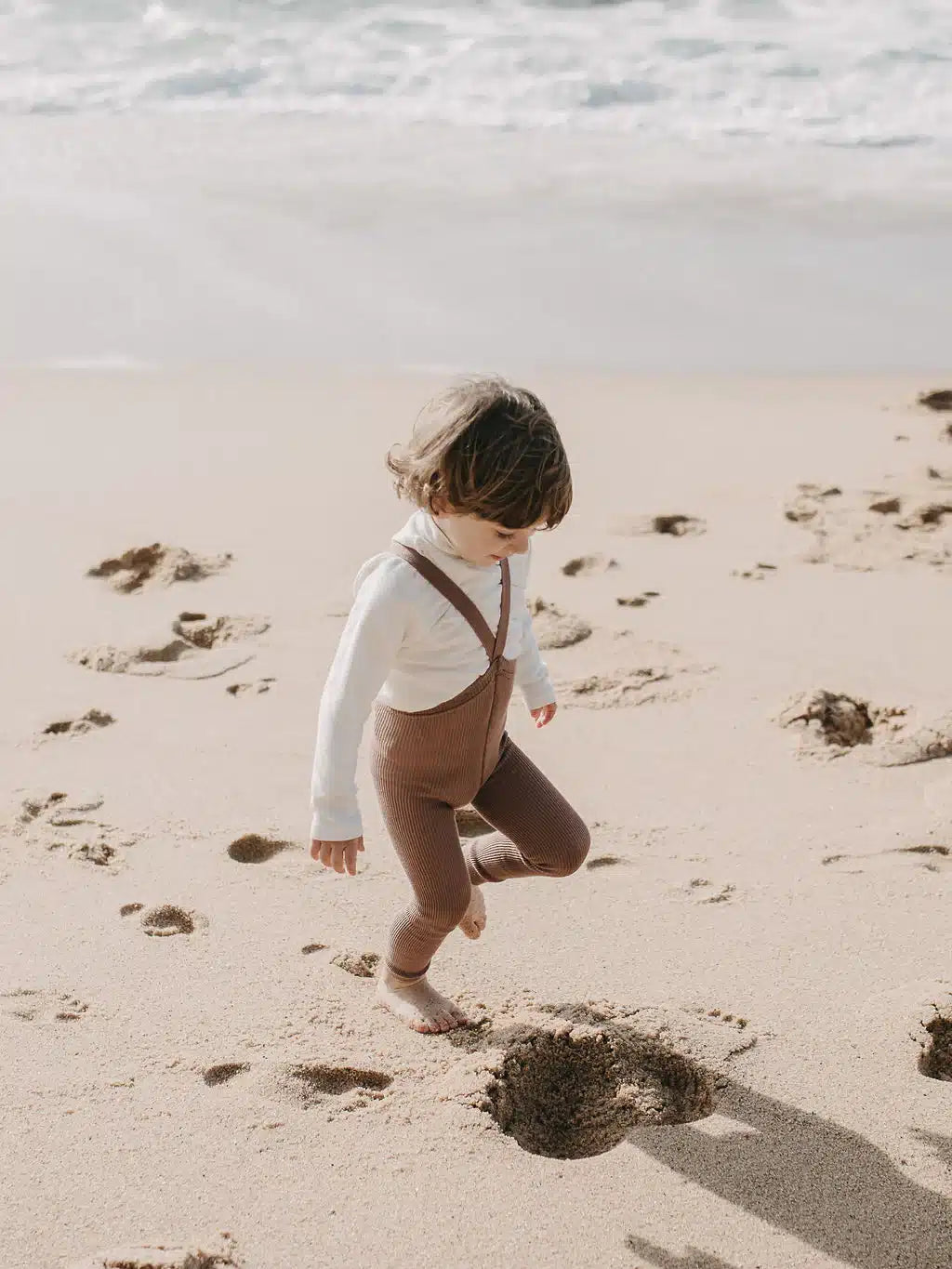 Silly Silas Classic Footless Tights Granola image 3