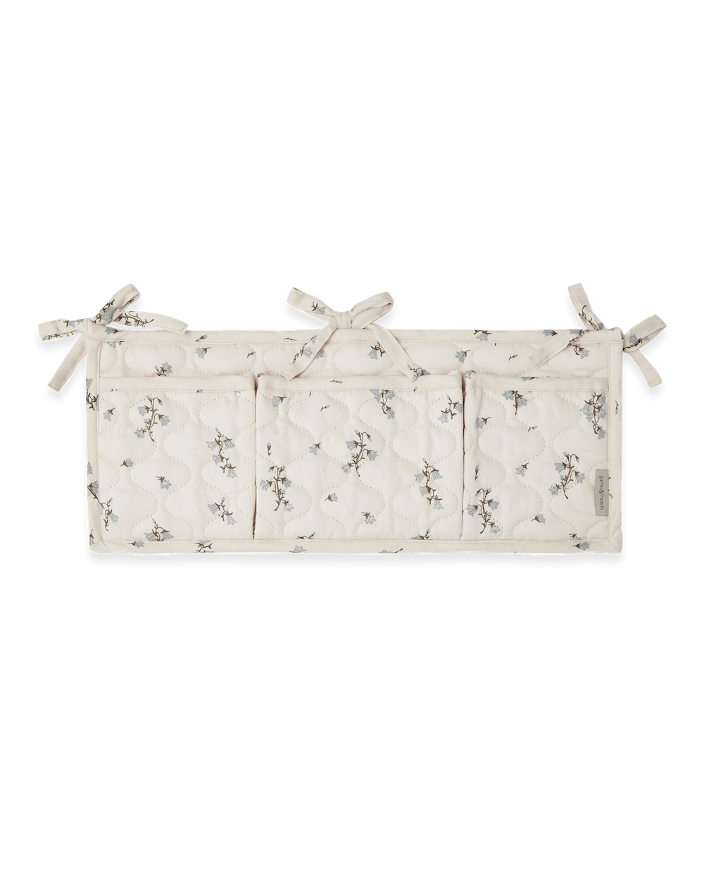 Garbo&Friends Satin Quilted Bed Pocket - Bluebell image 0