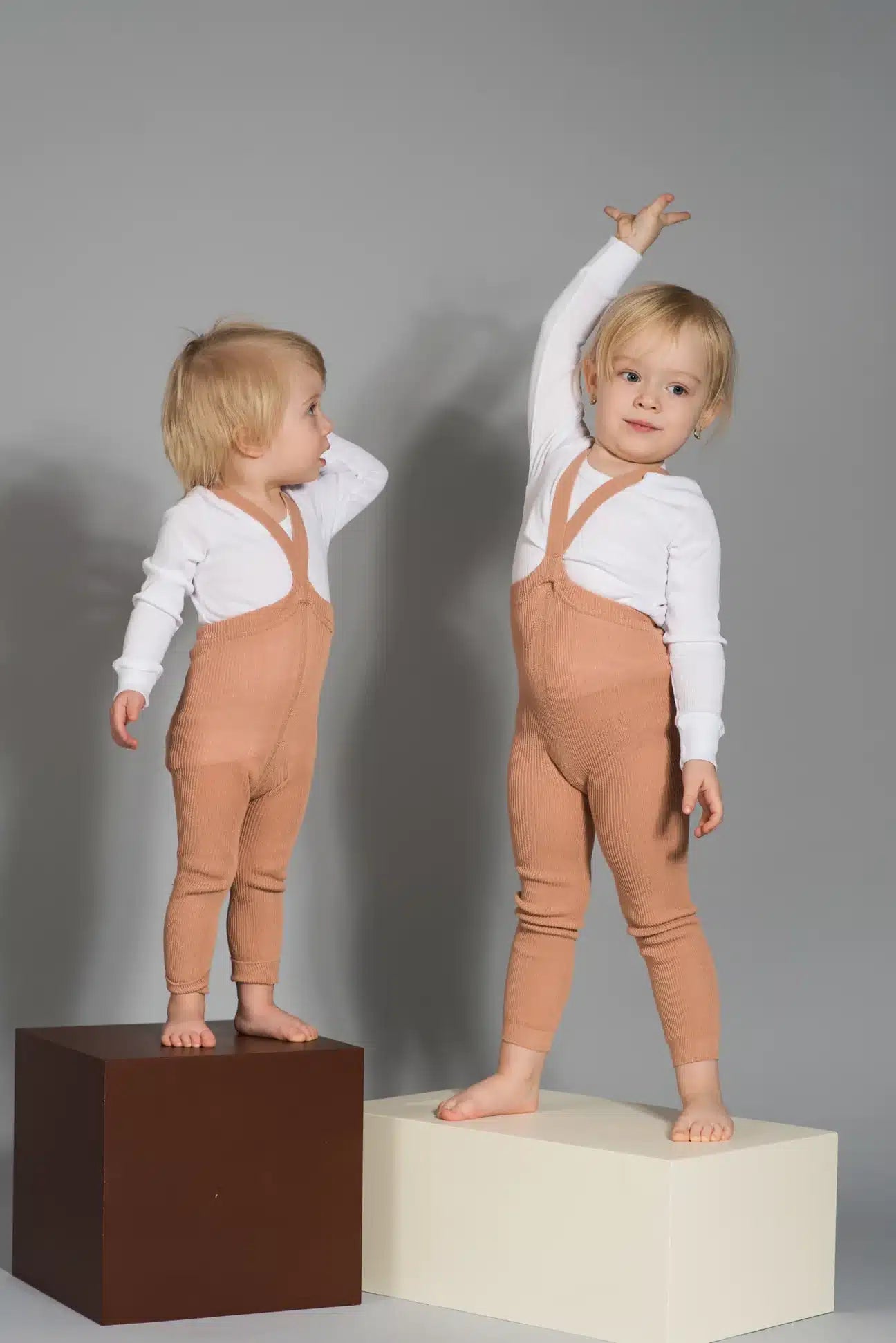 Silly Silas Classic Footless Tights Light Brown image 2