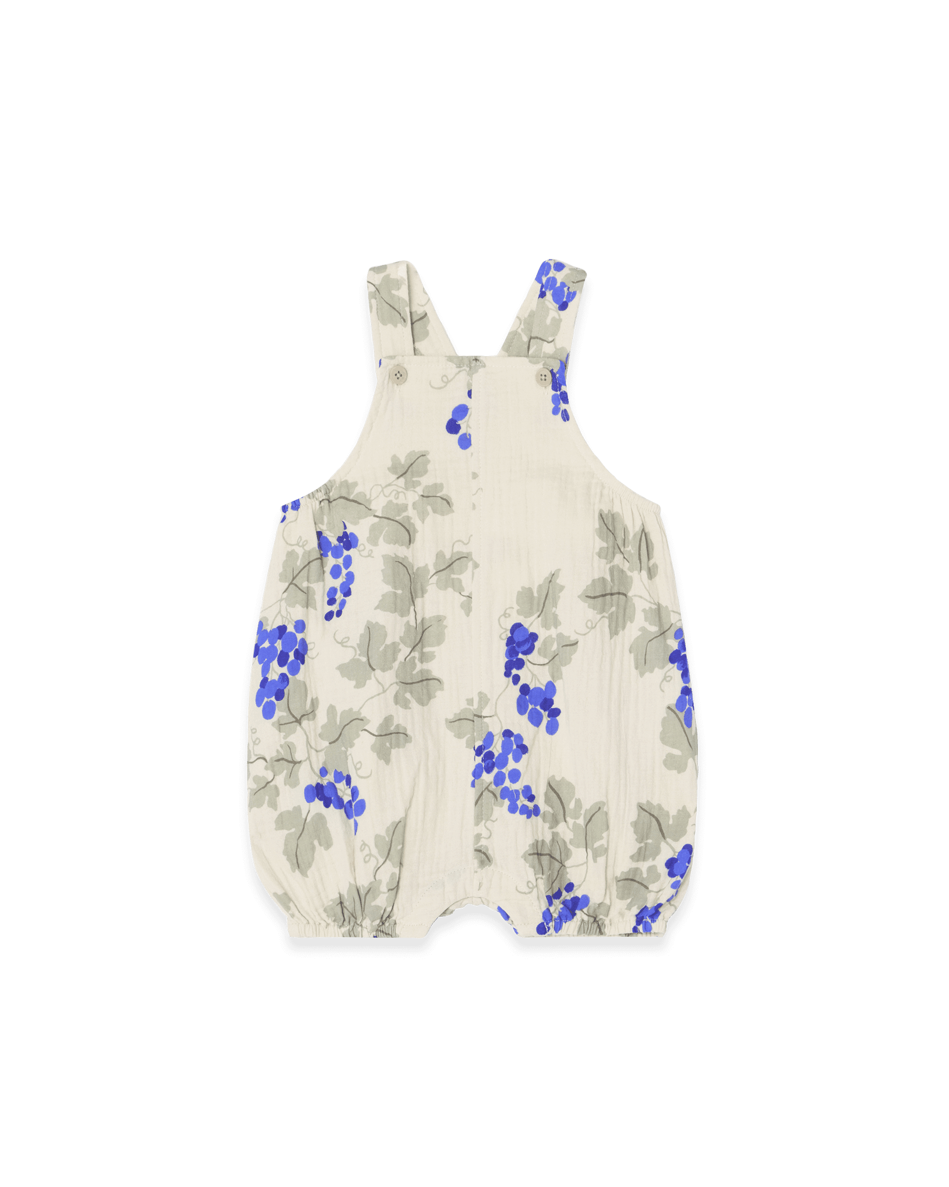 Garbo&Friends Muslin Dungarees | Grapes Blue image 0