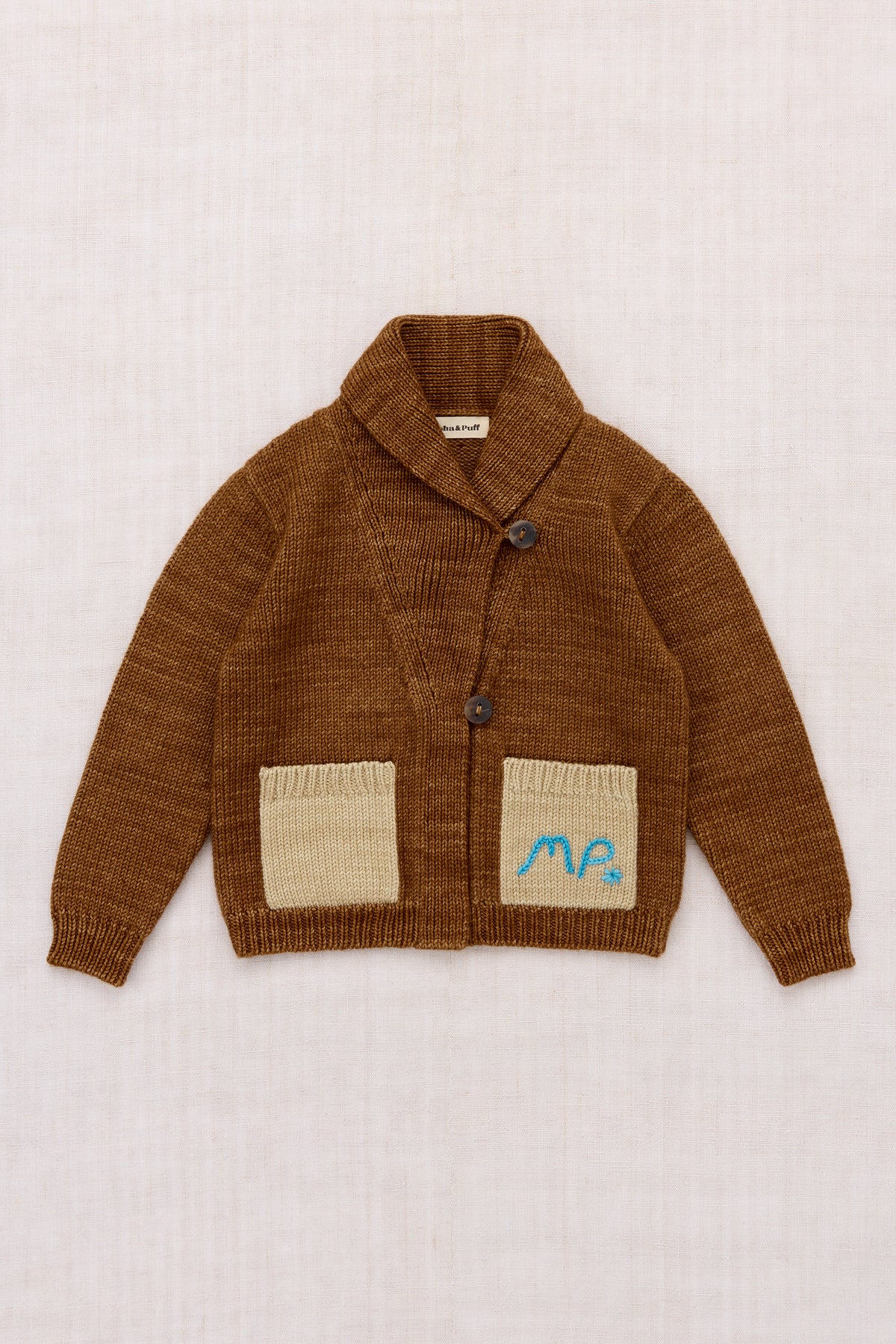 Yearling shawl collar cardigan Acorn