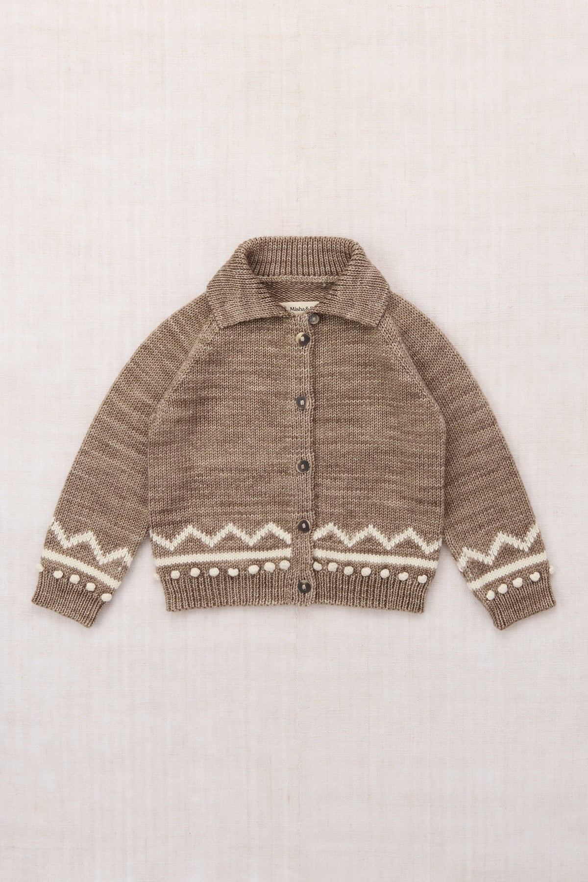 Zig zag cardigan Brut