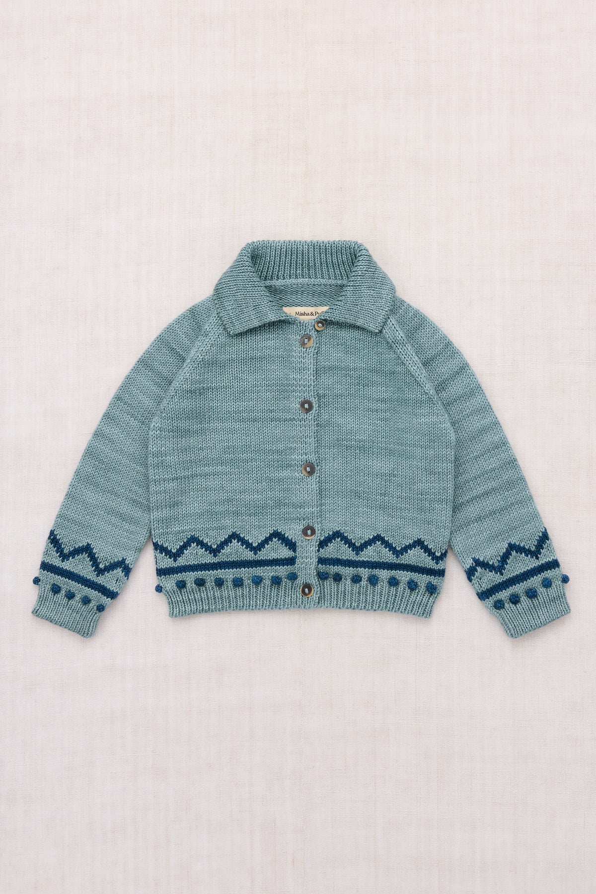 Zig zag cardigan Slate