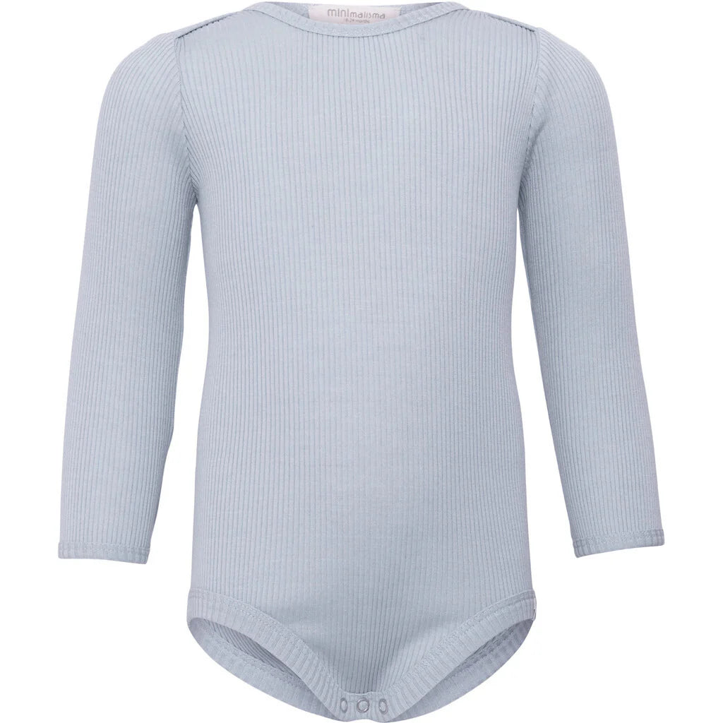 Minimalisma Bono Silk and Cotton bodysuit - Clearwater image 0