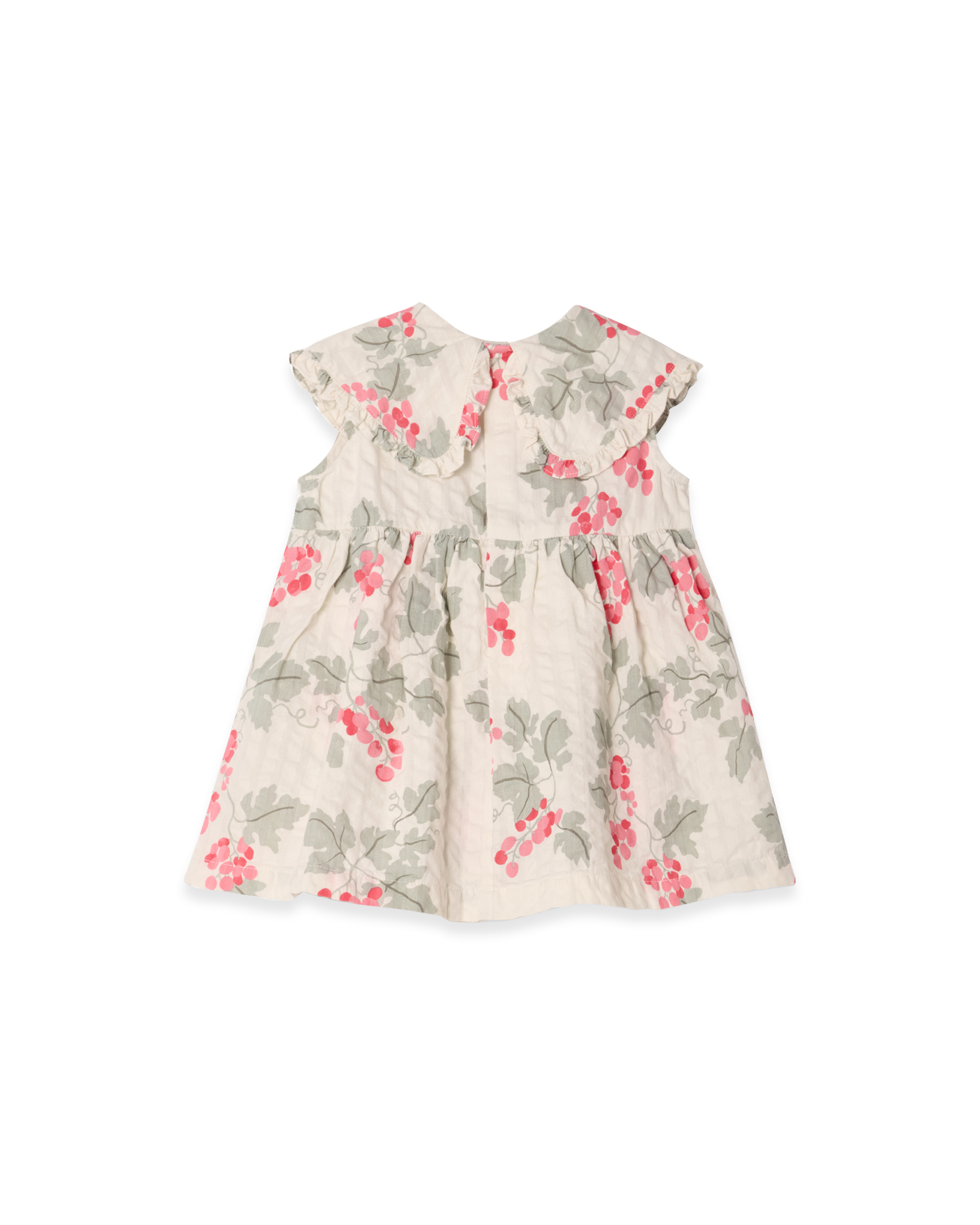 Garbo&Friends Seersucker Collar Romper Dress | Grapes Pink<span> - </span>86/92 (1-2y) image