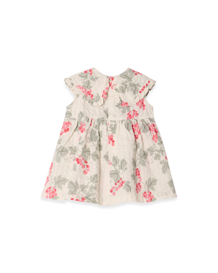 Garbo&Friends Seersucker Collar Romper Dress | Grapes Pink<span> - </span>86/92 (1-2y) image