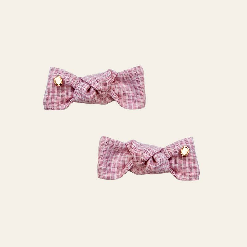 Hair Clip Set - Cherry Mist Pink