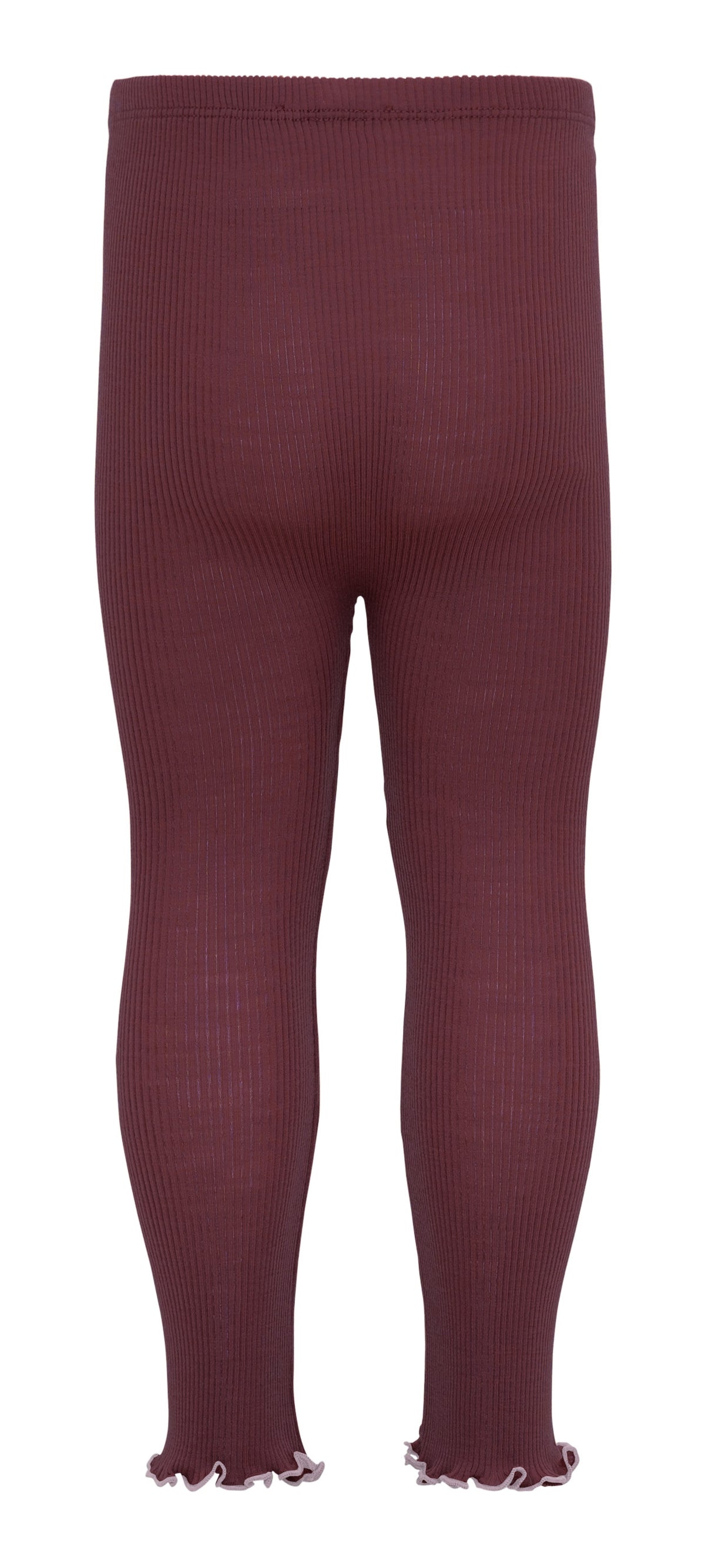 Arona-frill - Bordeaux with Peony