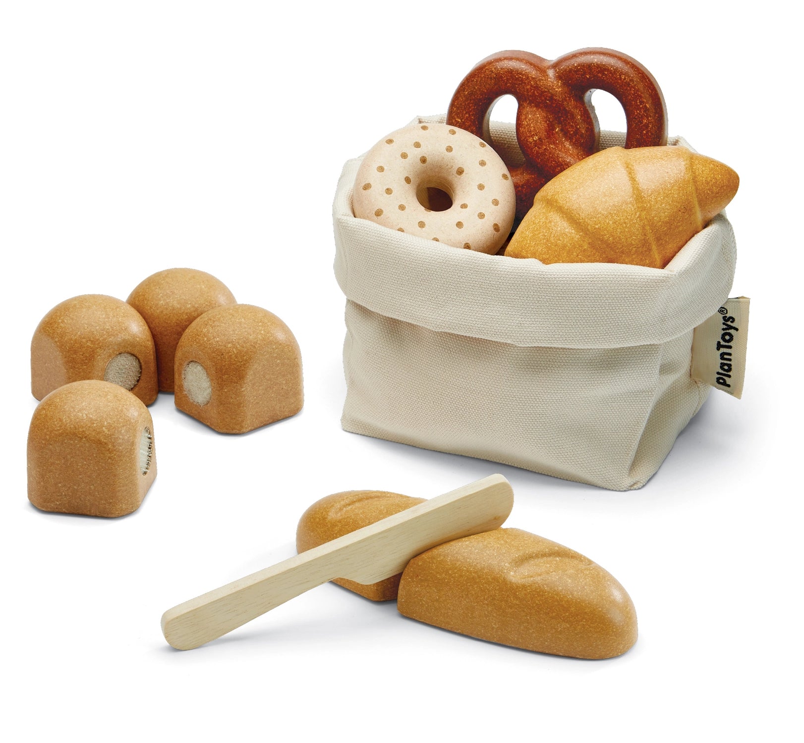 PlanToys Bread Set Wood Toy image 1