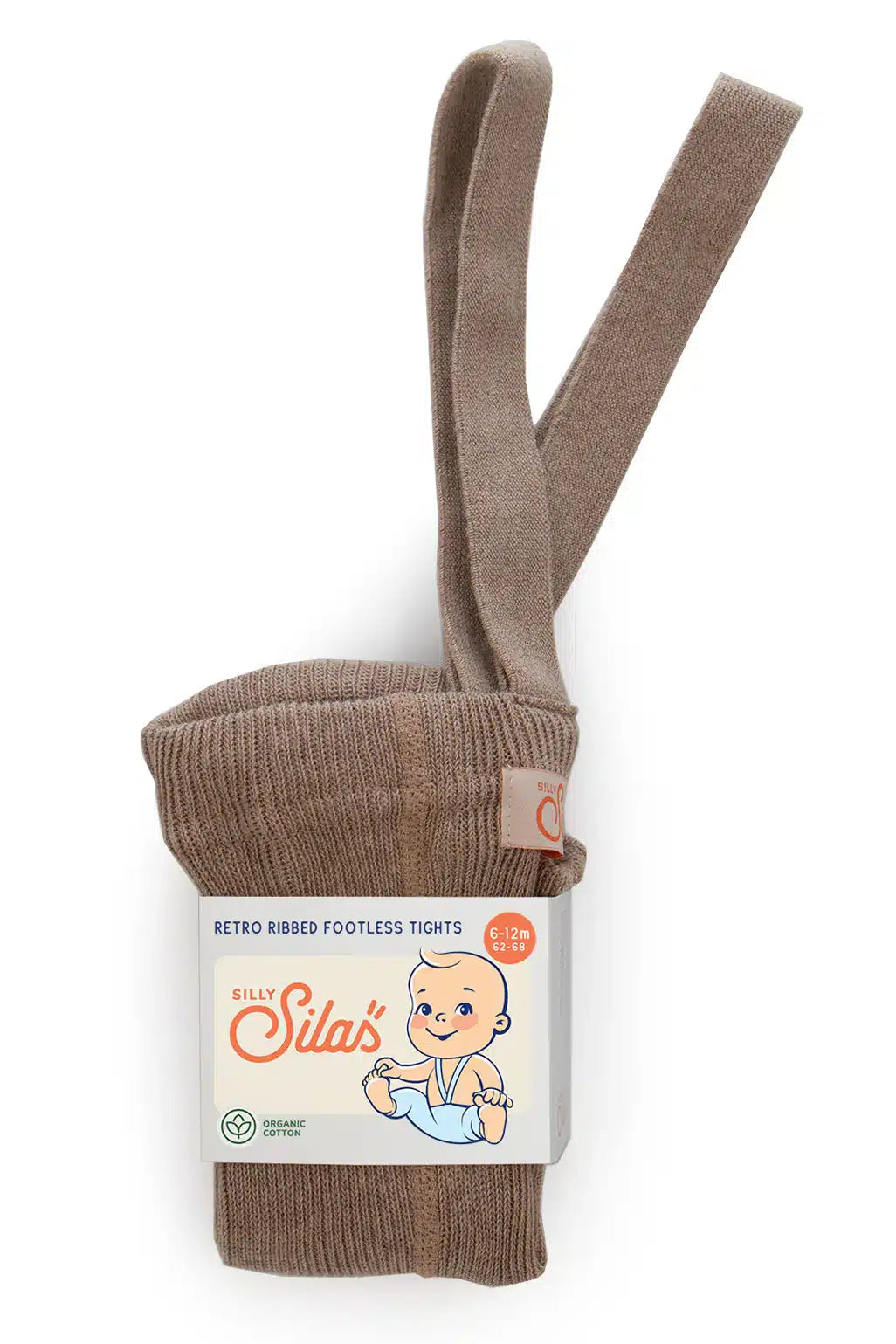 Silly Silas Classic Footless Tights Cocoa Blend image 0