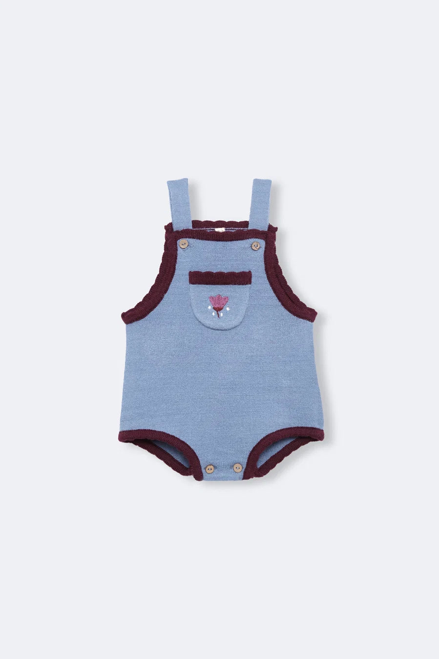 Stone knit embroidered romper baby - Knitwear/Punto / Punto