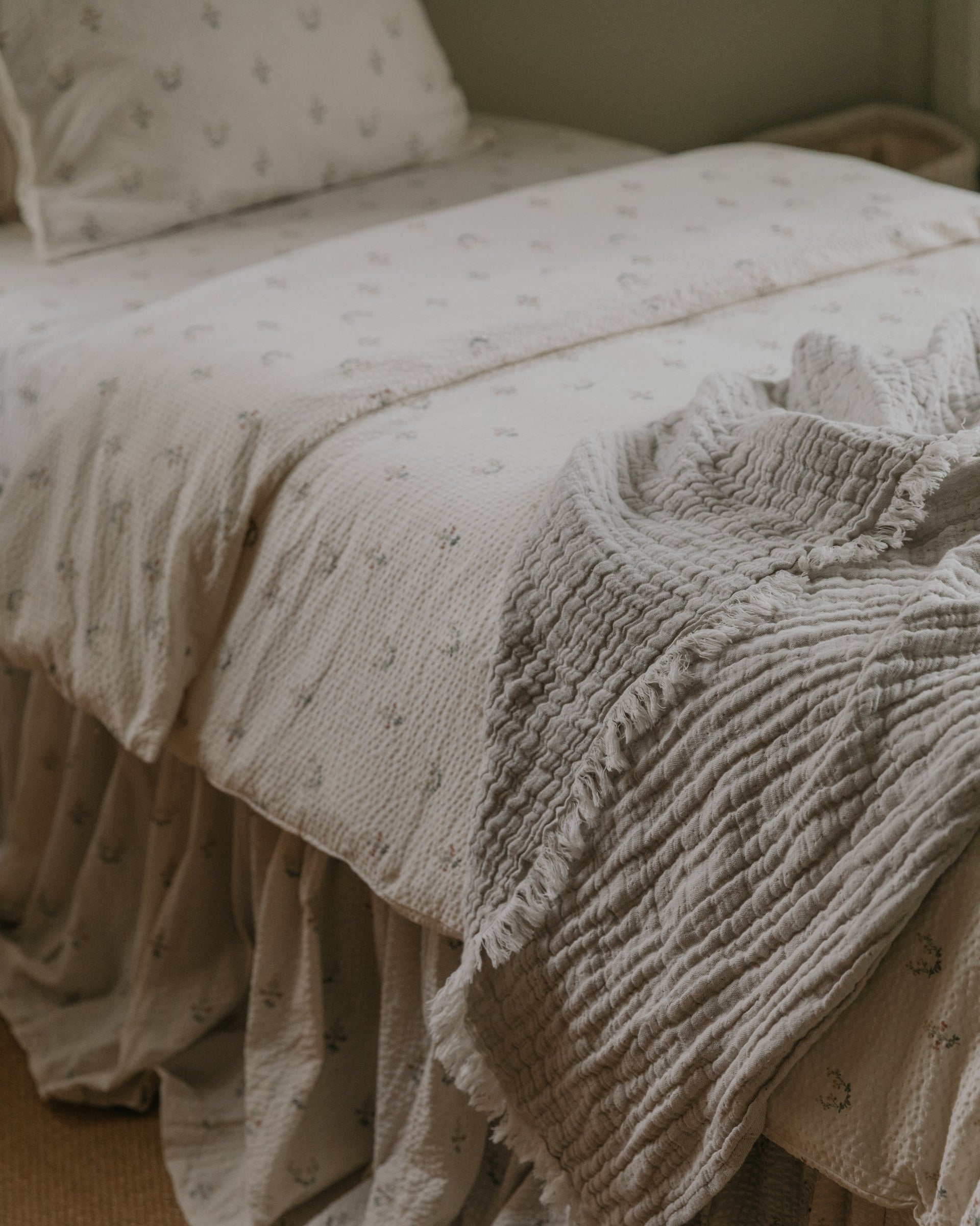 Seersucker Duvet Cover La Fraise