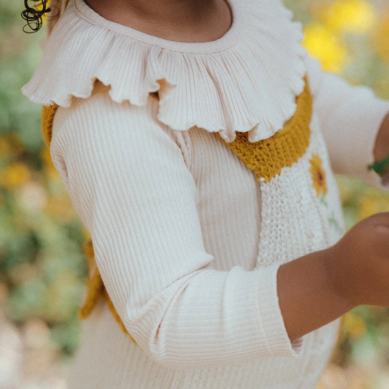 Wild Wawa Collar Onesie - Taupe image 1