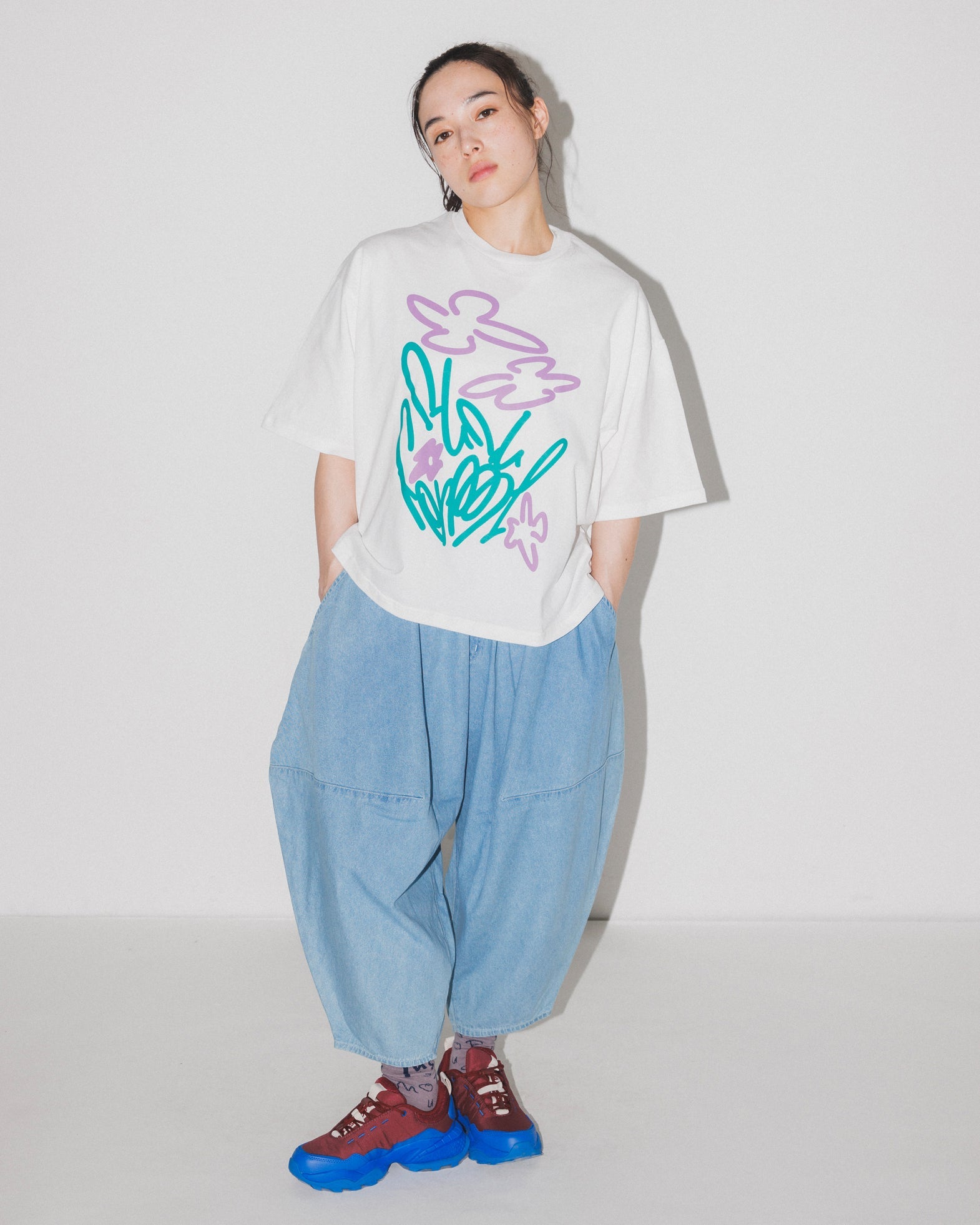 Denim Balloon Pants (Adult) - 2 colors
