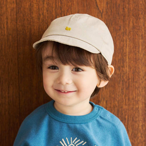 Bird Embroidery Cap – Light Gray