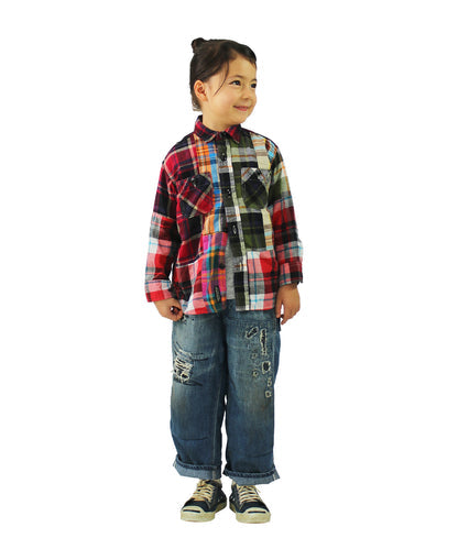 8oz Denim Remake Pants - Blue